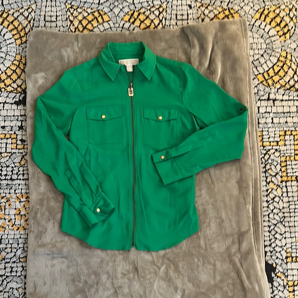 Michael Kors Green Women's zip up